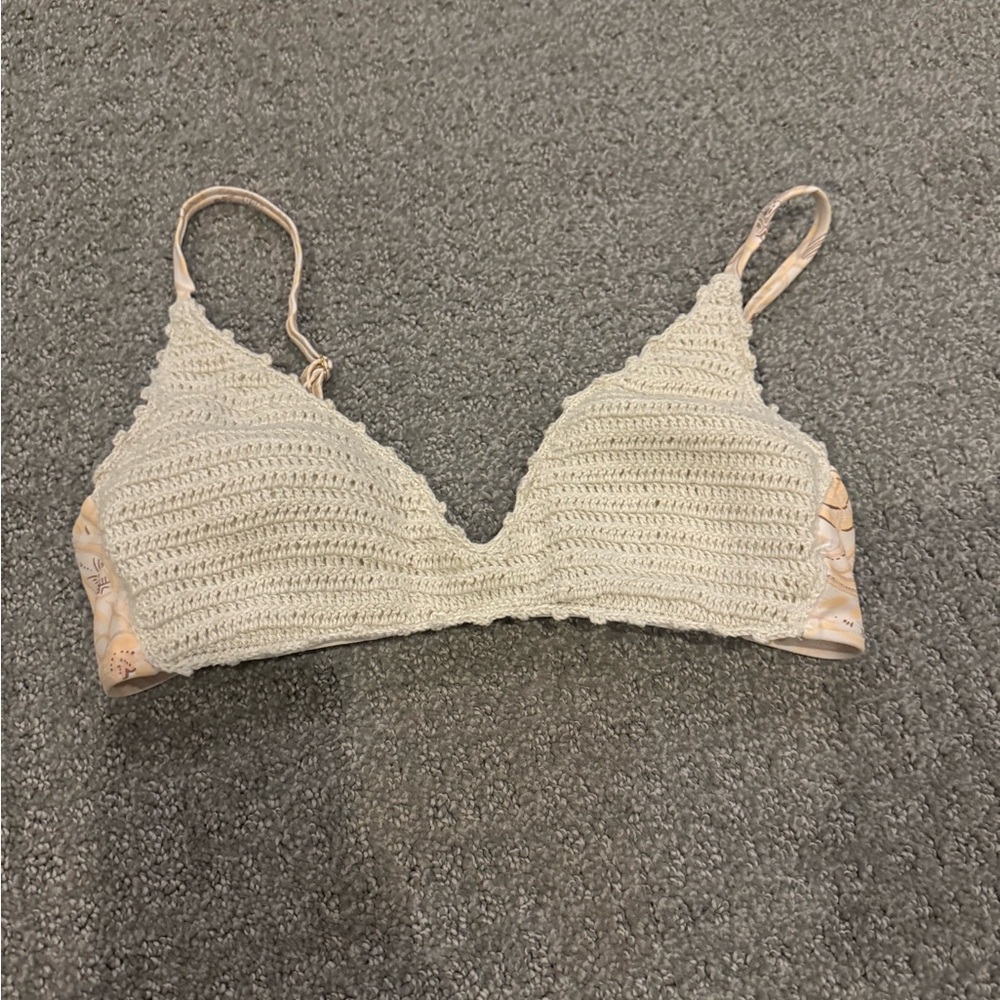 Cream Bikini Top